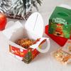Рождественский чехол для переноски печенья-снеговика, портативная креативная подарочная коробка для конфет, упаковочная коробка с ручками