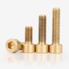 Copper Hex Socket Brass Bolt (M3-M10), Cup/Cylindrical Head Options, Various Lengths Available