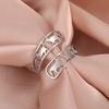 Cazador Adjustable Cute Walking Cat Rings for Women Stainless Steel Jewelry Gold Color Finger Rings Party Gift Wholesale 2026