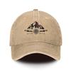 Mountain Baseball Hats Soft Men Cotton Ball Cap with Compass Design