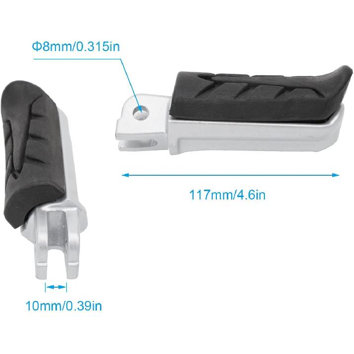 Minho Motorcycle Front Foot Pegs Footrest For Honda MSX125 CBR600 CB400 FM/FNCBR 1000 FP/FR/FS CBR1000 CB250 XL125 Motorcycle Footrest