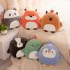 Penguin Fox Capybara Plush Toys Animal Stuffed Doll Room Decoration Gift Kids