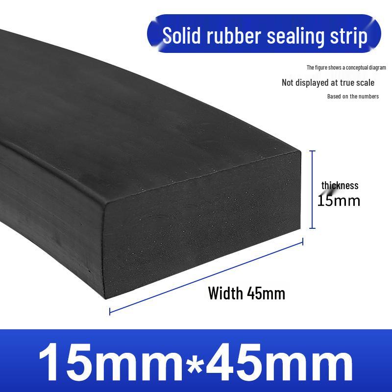Nitrile Rubber Strip: Oil & Pressure-Resistant Shock Absorbing Glass Pad for Sealing & Joint Support