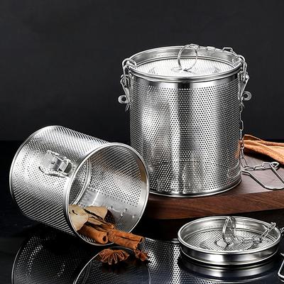 Корзина для маринада для тушения с крючком Ситечко для рассыпного чая Корзины для приправ Овощной Полезный Фильтр Нержавеющая сталь Бытовая Банка для специй