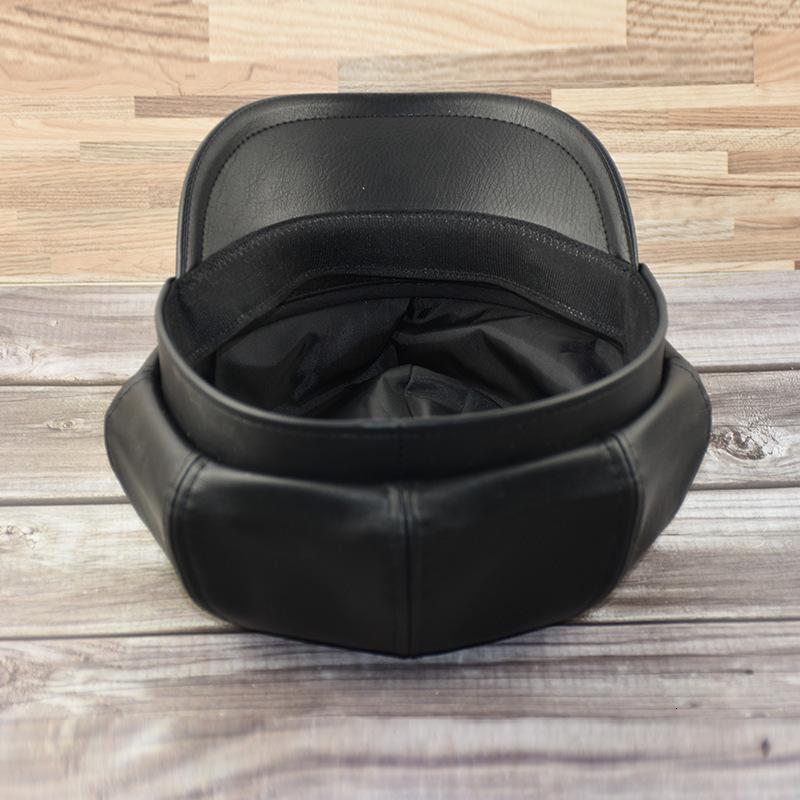 Lady Winter Small Size Octagonal Hat Adult PU LeatherFitted Newsboy Cap Men Big Size Beret Hats 54cm 56cm 57.5cm 59cm 61-62cm