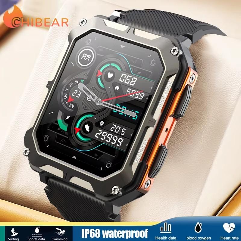 New C20 Pro Smart Watch Men Voice Assistant BT Wireless Call Business Outdoor Sports IP68 Waterproof Wristwatch For Android iOS