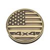 3D Metal Side Fender Rear Trunk Badge Emblem Sticker 4X4 US Flag For Jeep Wrangler Grand Cherokee Dodge Car Accessories ALY1