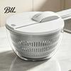 Detachable Drain Basket Vegetable Salad Spinner, Bowl And Mesh Design, Manual Non-slip Food Spinner Hand-Centrifugal Dehydration System, Quick Drying