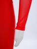 Bell-Bottom Jumpsuit for Girls: Mock Neck Long Sleeve with Sequins Bodice, Sheer Mesh & Back Cutout for Competition