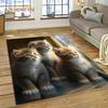 3D Персидский кот, Милый котенок калико, Мультяшный ковер-циновка Регдолл для гостиной, спальни, домашнего декора, Нескользящий для дивана, Придверный коврик, Подарок ребенку