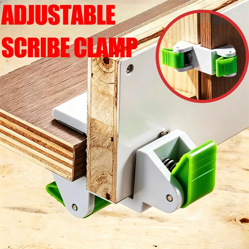 The Adjustable Scribe Clamp Wardrobe Closing Board Clip Plastic Carpenter Closing Fixing Clip Wood Marking Fixed Installation