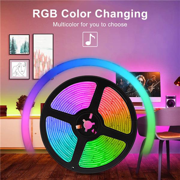USB светодиодная лента, декоративная подсветка, лампа, ночник, светящаяся строка RGB SMD 5 В, светодиодная подсветка, подсветка экрана рабочего стола телевизора