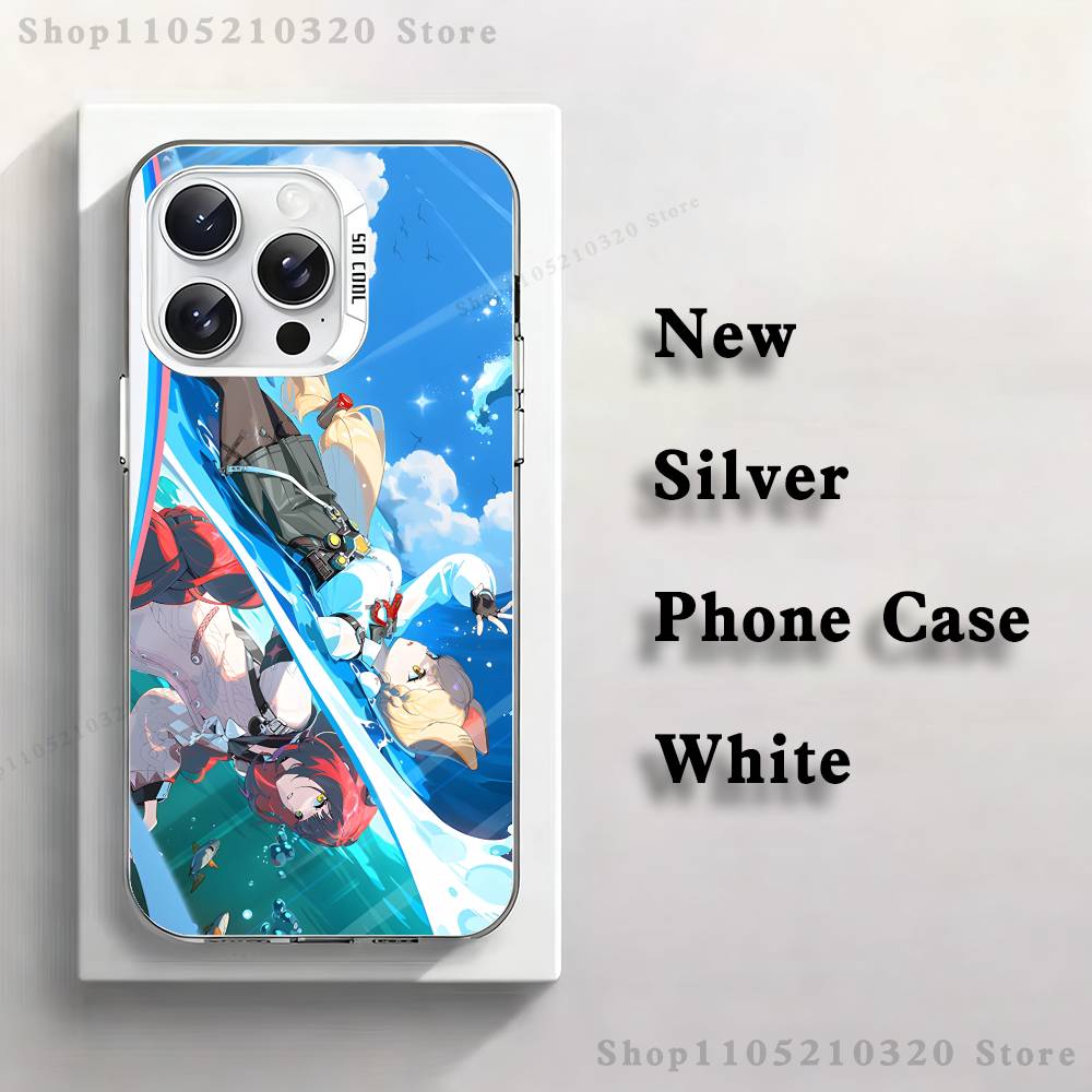 Zenless Zone Zero Phone Case For iPhone 17,16,15,14,13,12,11,Pro,Max,Plus,Mini,XS,SE Anti Fall White Matte Hard Bumper