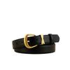 Women S Genuine Leather Belt Smooth Buckle Casual Versatile For Jeans