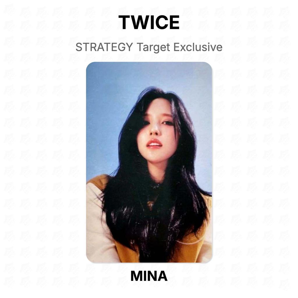 Twice STRATEGY Эксклюзивная официальная фотокарточка Target