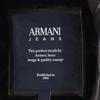 Armani Jeans Подкладка из искусственного меха Куртка на молнии 48 Логотип серии Black Мужская Б/у