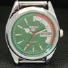 ВИНТАЖНЫЕ ОТРЕМОНТИРОВАННЫЕ МУЖСКИЕ АВТОМАТИЧЕСКИЕ ЧАСЫ SEIKO 5 6309A ЯПОНИЯ ЗЕЛЕНЫЕ a440843-4
