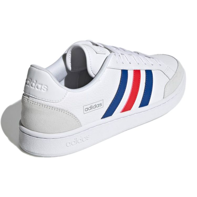 adidas Кроссовки унисекс Grand Court SE White Royal Blue Red H02029
