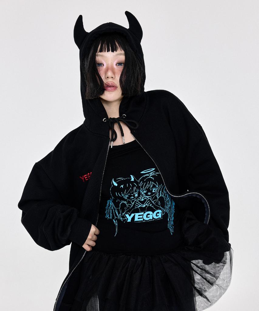 Дьявольский капюшон Yegg Черный