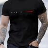 Men's Loose Creative Letter T-Shirt 3D Printing
