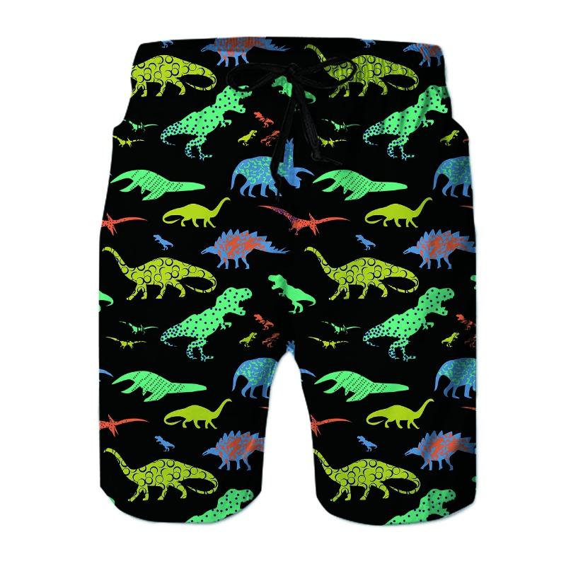 Мужские пляжные шорты Детские летние шорты для плавания Дышащие шорты для серфинга Быстросохнущие повседневные спортивные плавки для мальчиков