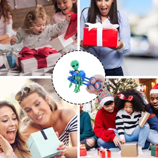 Механический фиджет для рук Роботизированная рука с подвижными пальцами Портативная фиджет-игрушка Рука с сильным