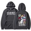 Autumn and winter new American high street Taylor couple with the same spoof character letter graffiti hooded sweater