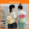 Candy Colored Watermelon Pear Peach Patterned Children Backpack Nylon