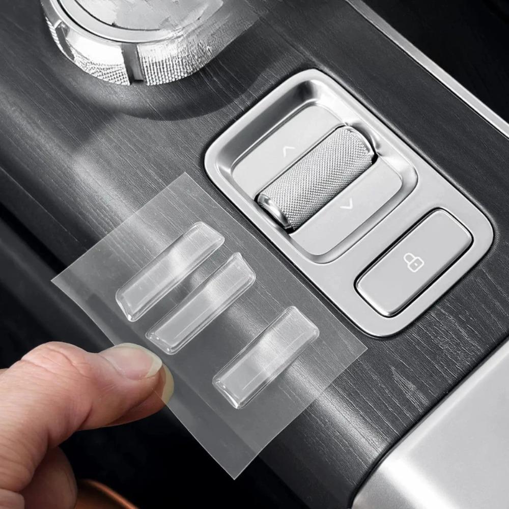 For Chery iCAR V27 Central Control Multimedia Knob Epoxy Sticker Interior Button Protection Decorative Modification