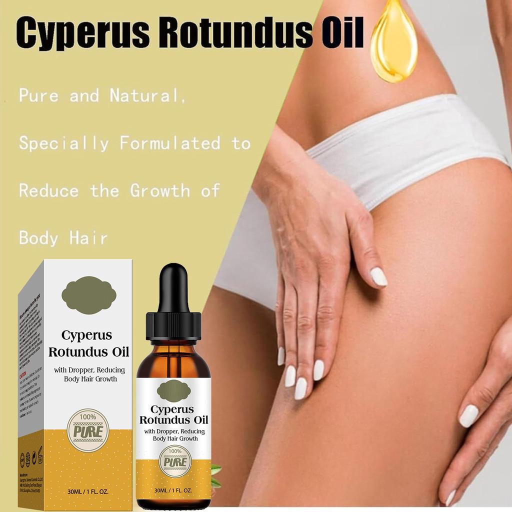 Масло Cyperus Rotundus для удаления волос, натуральное масло кипрея, уменьшает рост волос, успокаивает кожу, идеально подходит для мужчин и женщин, 30 мл