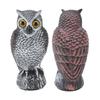 Scare Birds Away Owl Decoy Plastic Pest Control New Bird Deterrent