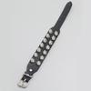 European and American Punk Style 2 Row Spiked Leather Bracelet Personality Trend Rock Men's Bracelet Bracelet