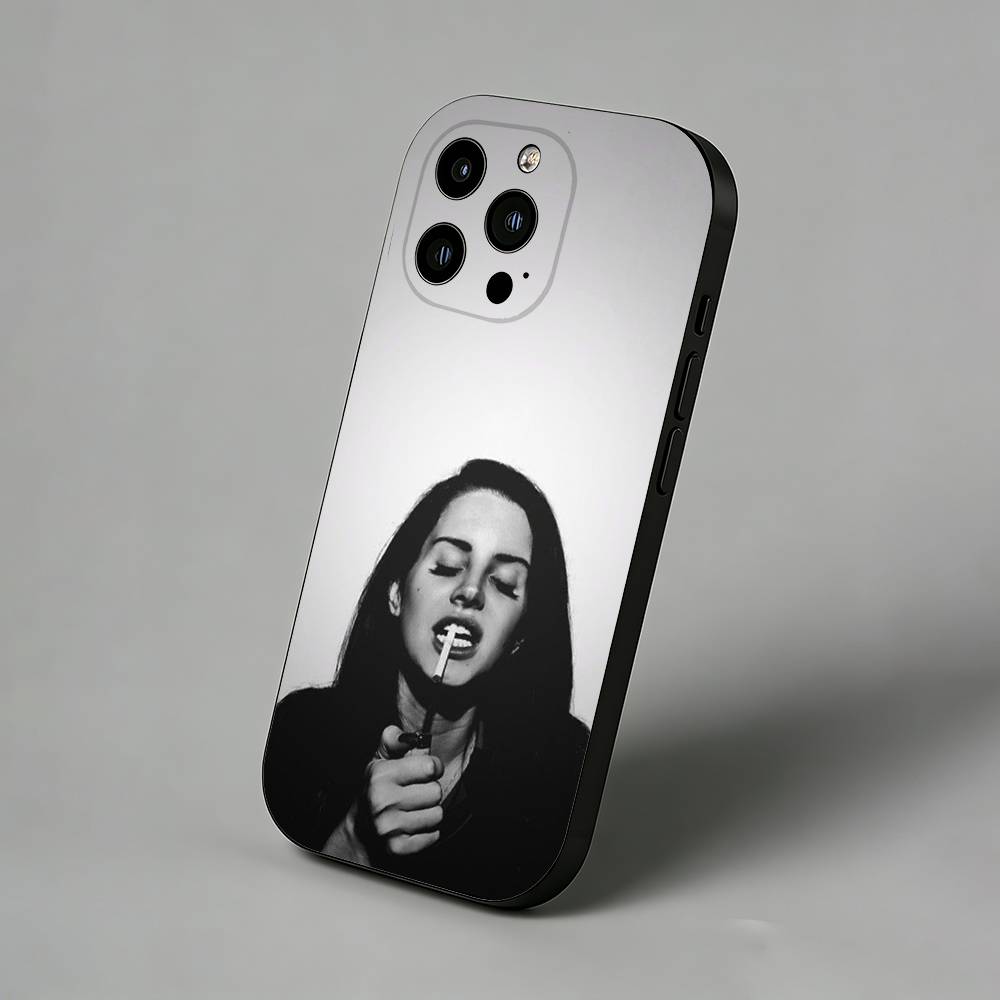 Чехол для телефона L-Lana Del Rey S-Singer для iPhone 17 Air 16 Pro Max 16e 15 Plus 14 13 Mini 12 11 Задняя крышка