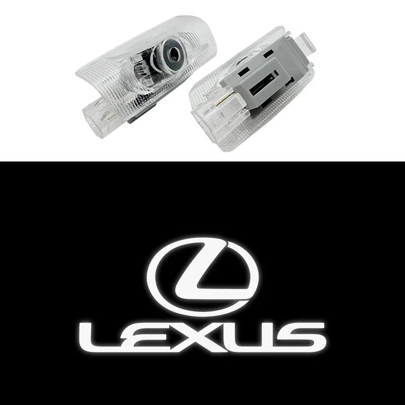 Для Lexus LS600hL GX470 GX460 GX400 LX470 LX570 RX270 RX300 RX450h RX350h HYBRID NX300 IS200 2 Светодиодный Логотип Эмблема Двери Автомобиля Стайлинг