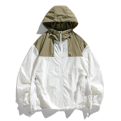 Летняя одежда для защиты от солнца для пар, куртка с капюшоном, мужская и женская одежда для рыбалки на открытом воздухе, кожаная одежда