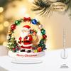 2D Colorful Printed Flat Acrylic Santa Claus Figurine Christmas Gift Decoration Creative Gift Decoration for Holiday Home Decor