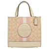 Сумка-тоут Dempsey 22 Classic Monogram на кнопке Женские сумки-тоут Светло-хаки CG096-IMV6D