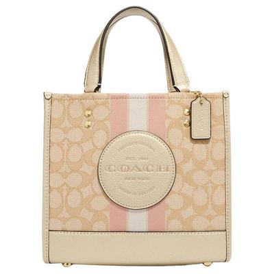 Сумка-тоут Dempsey 22 Classic Monogram на кнопке Женские сумки-тоут Светло-хаки CG096-IMV6D