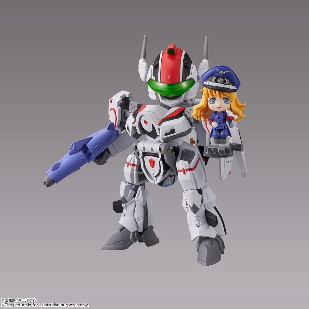 TAMASHII NATIONS Tiny Session Macross F VF-25F Messiah Valkyrie Figure 100mm PVC ABS Painted Articulated Collectible