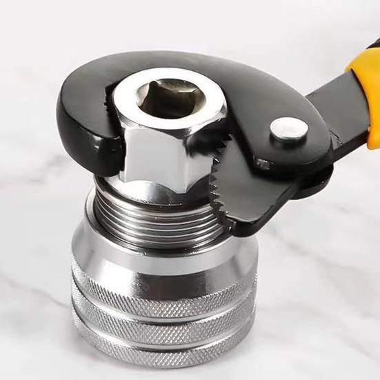 Adjustable Universal Socket Operation Multi-Function 10mm-19mm Wrench Tool Set One-Handed Drive Ratchet Torque Wrench