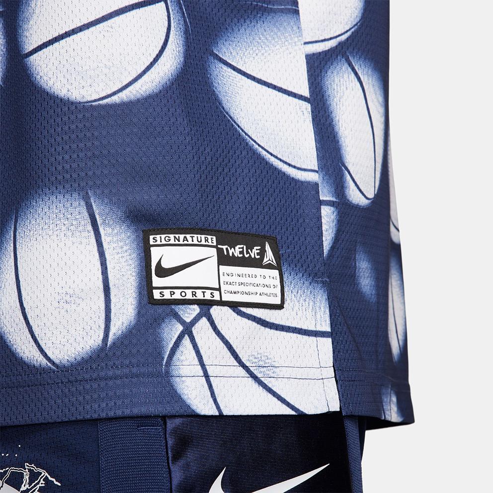 Nike Баскетбольная майка Dri-Fit DNA с V-образным вырезом без рукавов для мужчин, синяя FN2977-085