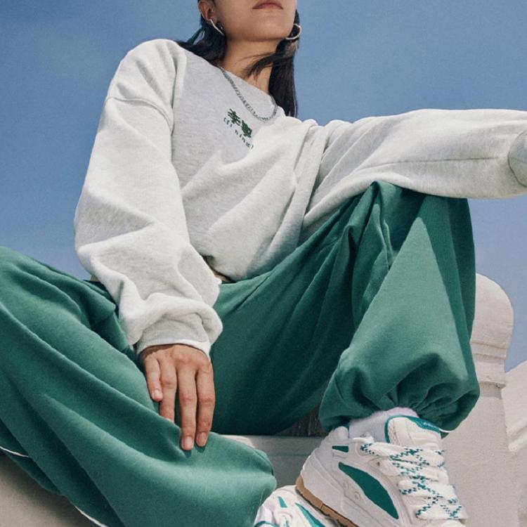 Свитшот Li Ning Sports Life Collection Унисекс Хизер Серый Глубокий Антарктический Серый AWDTB73-6