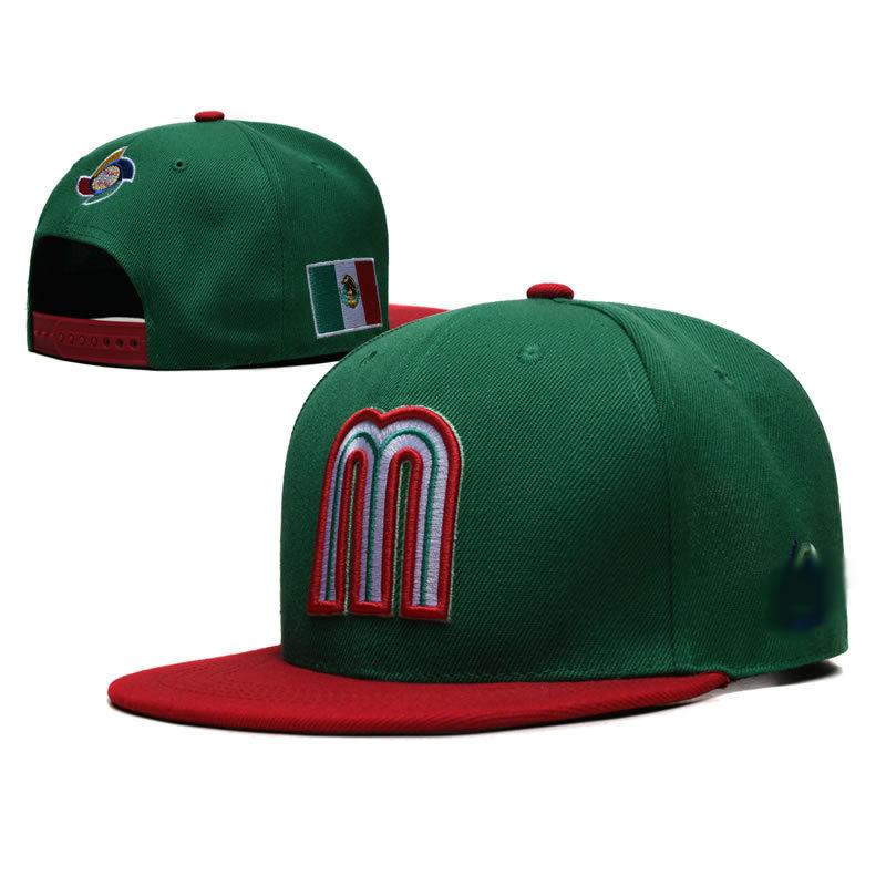 Mexican baseball cap, flat-brimmed cap, American sports league closed cap, fashionable size flat-brimmed cap TY