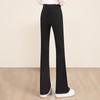 Sibaisha 2025 Fall Women's High-Waist Slimming Flare Pants
