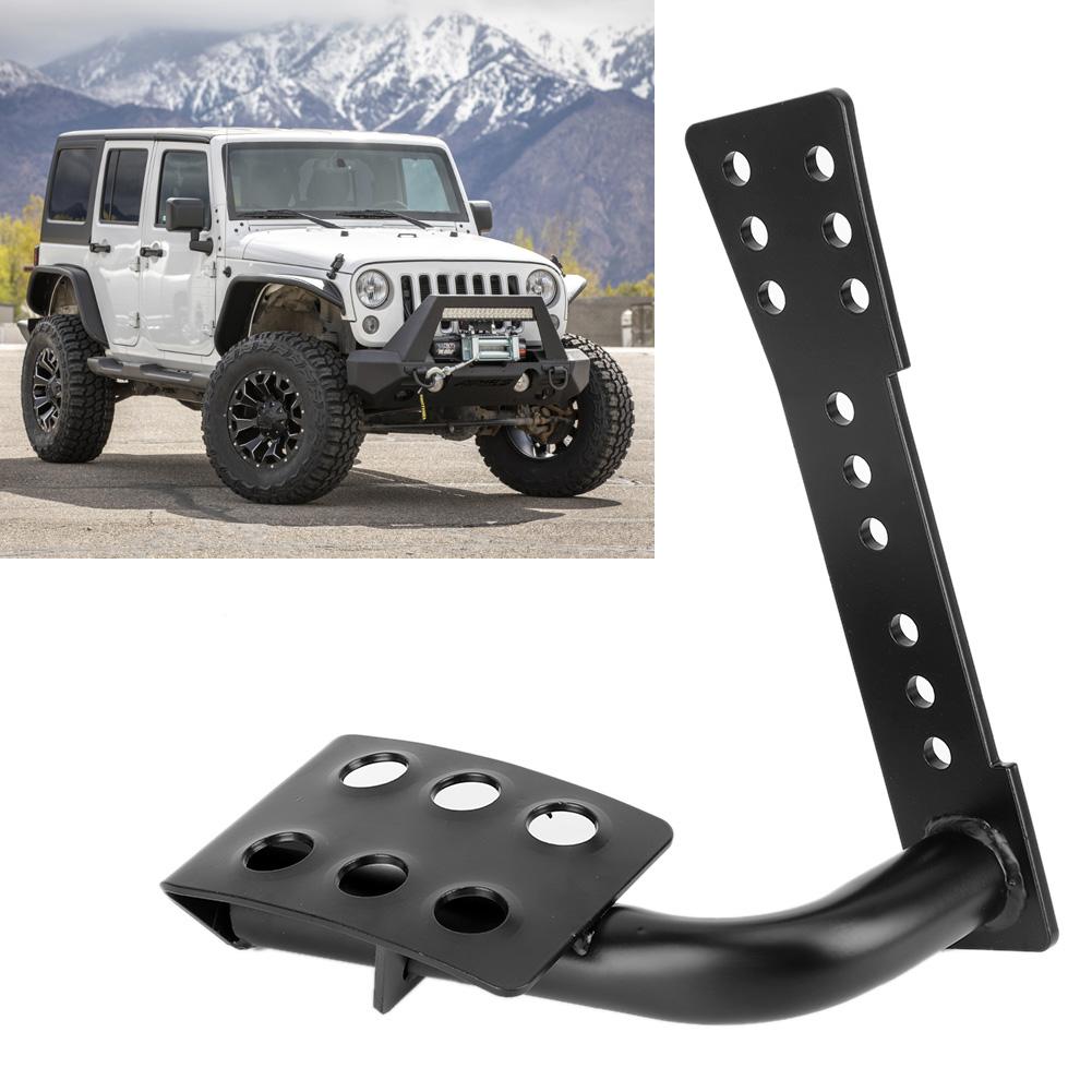 Car Metal Pedal Left Side Foot Rest Decoration Accessory Fit for Jeep Wrangler JK 20082017