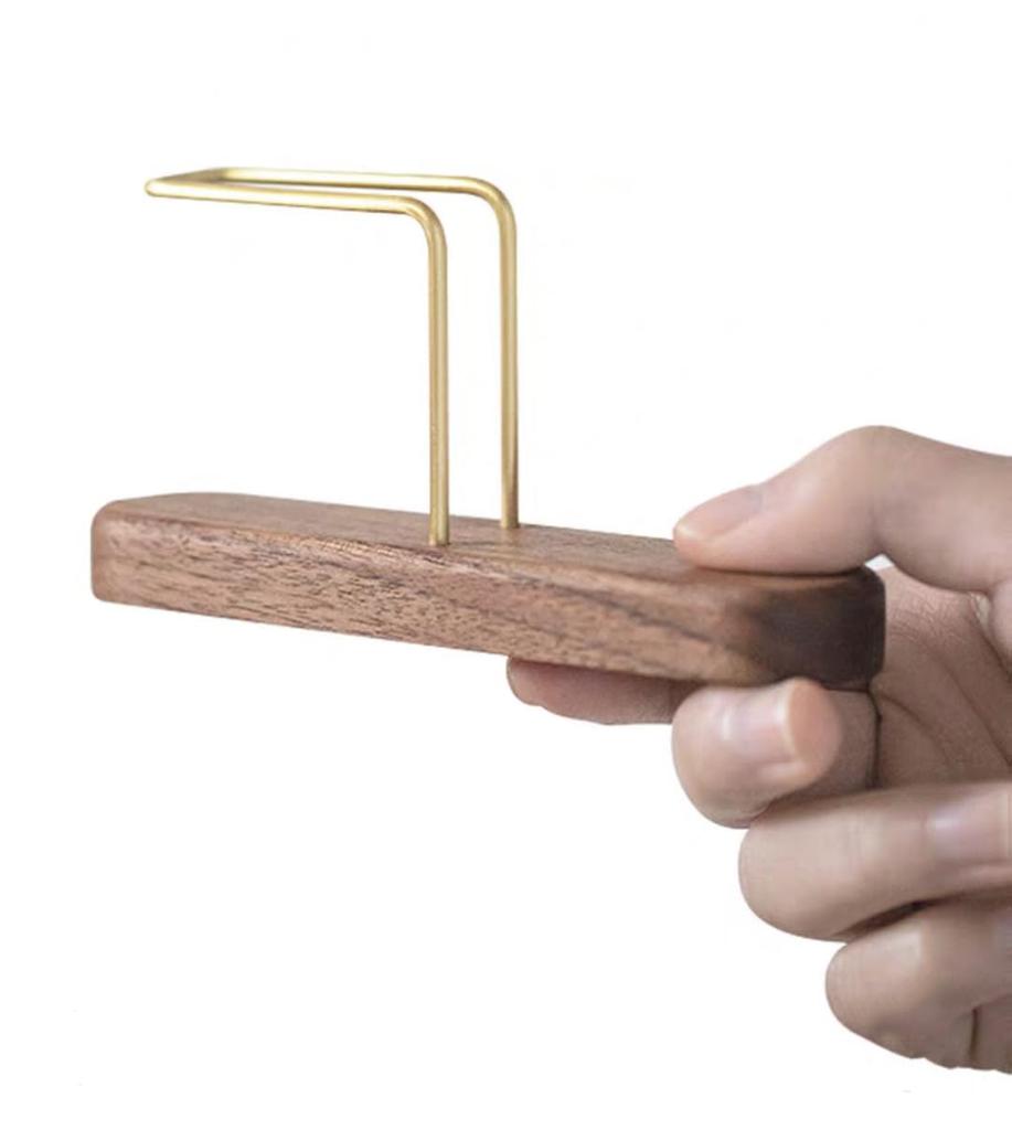 Sakulaya Coffee Filter Holder, Coffee Filter Stand, Coffee Paper Stand, Wooden Coffee Filter Case