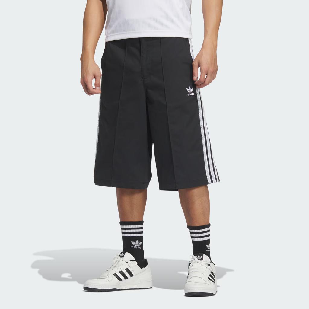 adidas Оригинальные шорты Бермуды Ss25 Классическая полоска Свободный крой Спортивные шорты Мужские шорты KB5429