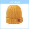 Plain Color Knitted Cap With Polyester Material For Kids And Adults For Outdoors