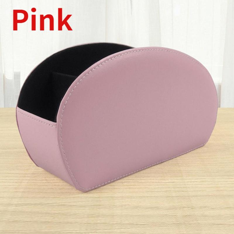 Держатель для хранения пульта дистанционного управления, органайзер, кожаный пульт дистанционного управления, кисть для макияжа, домашний стол