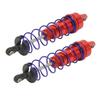 2pcs RC Shock Absorber Aluminum Alloy Adjustable High Strength Oil Damper for 110 RC Car 95mm Red